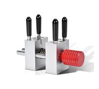 NONDK Herramienta de Sujeción de Modelos, Mini Banco de Mano, Tornillo de Banco Dividido de Alta Precisión, Herramienta de Construcción de Modelos de Sujeción Sin Costuras, Color Rojo