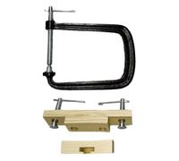NONDK Herramienta de Sujeción de Puente Ajustable. Abrazadera de Puente de Guitarra Metálica para Mantenimiento y Reparación de Guitarra Acústica Folk B