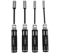 NONDK Herramienta Modelo RC 4 Unids Destornillador Hexagonal Tuerca Hexagonal Llave de Vaso Socket Llave de Rueda 4.0/5.5/7.0/8.0MM Para Manual Y RC Aviones Quadcopter Fpv Drone