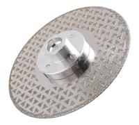 NONDK Hoja de con Rueda de Corte de Diamante Soldada Al Vacío M14, Disco de Doble Cara, Corte de Mármol, Hormigón y Baldosas de Cerámica de 125 mm