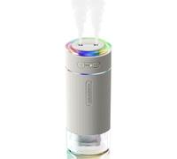 NONDK Humidificador Portátil Pequeño para Dormitorio, con Doble Boquilla y Vapor Frío Grande, Minihumidificador Personal de Escritorio para Viajes, Color