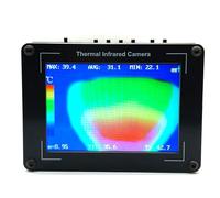 NONDK Imager Térmico OVMLX, Imager Térmico Portátil con Sensor Avanzado MLX90640, Modo de Fusión de Cámara de Luz Visible OV2640, Pantalla de 3.5 Pulgadas.