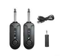 NONDK Inalámbrico para Guitarra, Transmisor y Receptor de Audio Recargable, Adaptador para Amplificador de Guitarra de Baja Latencia, Kit de Accesorios