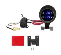 NONDK Indicador de Temperatura Agua del Automóvil, Voltímetro, Medidor de Voltaje y Temperatura Agua para Motores de Automóviles, 2 en 1, con Sensor de Temperatura del Agua, CC 9-36 V