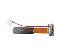 NONDK Interfaz U.2: Adaptador U.2 A M.2 NVMe NGFF Key-M M2, Conversor de Tarjeta Vertical, Cable FPC para SSD NVMe U.2 SFF-8639 de 2,5 Pulgadas