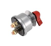 NONDK Interruptor de Desconexión de Batería,Juego Cables de Batería 4 AWG y 1 Pie,Corte Batería Alta Corriente para Vehículos Recreativos,Botes y Vehículos Terreno, Rojo