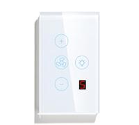 NONDK Interruptor de Luz de Ventilador Inteligente Tuya Zigbee Conexión de Red de UU. Control de Aplicación/Assistant Control de Voz