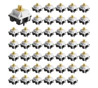 NONDK Interruptor Penguin de 5 Pines y 50 GF, Interruptor Silencioso Táctil para Teclados Mecánicos MX, Ideal para Escribir, Paquete de 45 Piezas