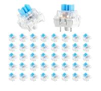 NONDK Interruptores de Teclado Mecánico 50 Piezas 3 Pin Marrón para la Mayoría de los Teclados para Juegos.