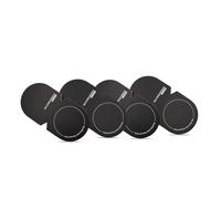 NONDK Juego de 2/4 Piezas de Pinzas Negras para Recoger, Almohadillas de Limpieza y Protección de Discos, No Dejan Dactilares
