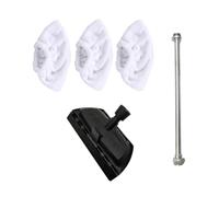 NONDK Juego de Almohadillas de Microfibra para Limpiador A Vapor, Escobilla de Ventana y Varilla de Extensión para Accesorio de Limpiador A Vapor de Mano.