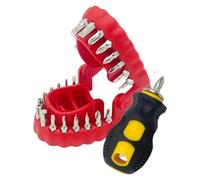 NONDK Juego de Brocas para Destornillador Eléctrico con Agarre Magnético, Diseño Divertido, Kit de Herramientas de Hardware con Aleación Resistente para Reparaciones.