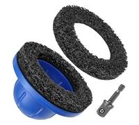 NONDK Juego de Cepillos de Limpieza para Bujes de Rueda, Lijadora con Cabeza de Bola de 1/2 Pulgada y 2 Piezas de Rueda de Molienda para la Eliminación de Óxido de Bujes de Rueda.