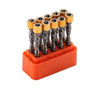 NONDK Juego de Destornilladores EléCtricos Destornillador Destornillador MagnéTico de Aire de Alta Resistencia Destornillador S2 Cabeza de Destornillador Doble