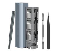 NONDK Juego de Destornilladores Electrónicos de 44 Piezas, Kit de Reparación Portátil y Preciso para Computadoras, Relojes, Gafas y Cámaras.