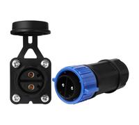NONDK Juego de Enchufes para Motor de Arrastre, Enchufe de 12V/24V/36V/48V para Profundizador/Carrete de Pesca, Conector de Alimentación de CC para Embarcaciones Marinas Impermeables
