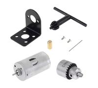 NONDK Juego de Herramientas Pequeñas DIY de 0.3-4mm, Conjunto de Mini Taladro con Motor 555, Mini Mandril Manual y Herramientas de Ensamblaje.