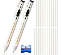 NONDK Juego de Lápices de Tiza Recargables, Recambio, Tiza para Coser, para Marcar Patrones de Tela.