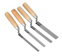NONDK Juego de Llana de Punta Fina, Herramientas para Ensamblar Ladrillos de 8/10/12/15 mm con Ergonómico de Madera para Constructores y Albañilería.