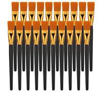 NONDK Juego de Pinceles Planos de 20 Piezas, Pinceles de Acuarela de 1 Pulgada de, Pinceles para Pintura Al ÓLeo, Pinceles Profesionales de Pintura Grandes
