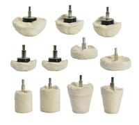 NONDK Kit de 11 Ruedas de Pulido para Taladro, Almohadillas de Pulido Multiusos para Metal, Vidrio, Madera, Etc.