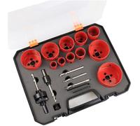 NONDK Kit de 19 Sierras de Bimetálicas M42 de 19 A 68 mm para Perforación de Tubos de Metal.