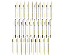 NONDK Kit de 30 Bolígrafos Delgados para Torneado de Madera con Repuestos para Bricolaje. A