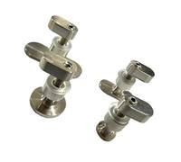 NONDK Kit de 4 Piezas de Extractor de Abolladuras Universal para Automóviles con Pestañas de Acero Inoxidable y Juntas para Accesorios de Reparación de Abolladuras de Automóviles