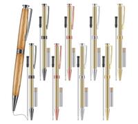 NONDK Kit de 8 Bolígrafos Giratorios de 7 mm con Punta de Corte y Materiales de Repuesto para Torneado de Madera.
