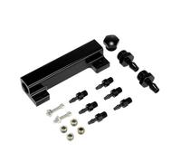 NONDK Kit de Colector de Admisión con Bloque de Vacío 6 Puertos, Válvula Descarga de Combustible, Turboalimentación de 1/8 NPT para Controladores y Medidores de Refuerzo, para Carreras.