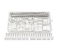 NONDK Kit de Conectores JST-XH de 2,54 mm (560 Piezas), Adaptadores Hembra/Macho de 2,54 Mm, 2/3/4/5/6 Pines, Conectores de Cable y Carcasa.