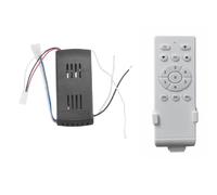 NONDK Kit de Control Remoto Universal para Ventilador de Techo, Controlador de Luz de Ventilador de CC de Bajo Voltaje de 40 W, 6 Velocidades y Temporizador.