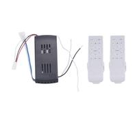 NONDK Kit de Control Remoto Universal para Ventilador de Techo de 40 W, 6 Velocidades y Función de Temporización. Reemplazo para Ventiladores y Luces de Techo de CC.