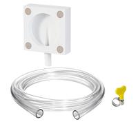 NONDK Kit de Drenaje para Aire Acondicionado de Ventana Magnético, Manguera de Condensado con Abrazadera para Unidades de Ventana y Mini Split, Adaptador Magnético.