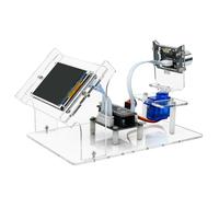 NONDK Kit de Escáner de Radar de Simulación Ultrasónica DIY para el Aprendizaje de Programación de Estudiantes en Detección de Robots.