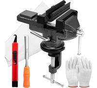 NONDK Kit de Grips para Palos de Golf, Tornillo de Mesa Giratorio de 360° con Almohadilla de Goma Antideslizante, Gancho para Cambiar Grips, Herramienta de Extracción A