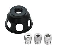 NONDK Kit de Guía de Taladro Vertical para Espigas, Posicionamiento de Taladro de 6-10 mm, Guía de Ángulo Recto de Aleación de Aluminio, Localizador y Perforador.