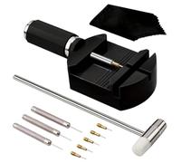 NONDK Kit de Herramientas de Reparación de 11 Piezas para Quitar Pasadores de Correas de Relojes y Ajustar Correas de Relojes. Kit de Herramientas para Quitar Eslabones de Relojes.