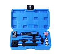 NONDK Kit de Herramientas para Abocardar Líneas de Freno de 11 Piezas, Herramienta Profesional de Doble y Simple Abocardado para Tubos de Freno DIN SAE de 4.75mm/6.35mm