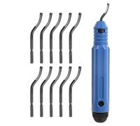 NONDK Kit de Herramientas para Desbarbar Metal, Removedor de Rebabas, Herramienta Manual, Cuchillas de Desbarbado.
