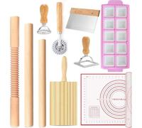 NONDK Kit de Herramientas para Hacer Pasta Accesorios para Hacer Pasta Rodillo para Raviolis