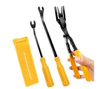NONDK Kit de Herramientas para Quitar Molduras de Automóviles: Juego de 3 Alicates para Sujetar Paneles con Bolsa de Almacenamiento para Tapicería y Tablero de Instrumentos.