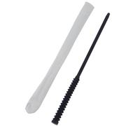 NONDK Kit de Limpieza de Flauta Varilla de Limpieza de Silicona con Paño de Microfibra Herramienta de Limpieza de Orificio Reutilizable para Flauta