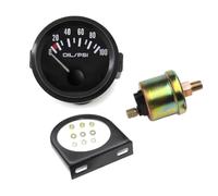 NONDK Kit de Medidor de Presión de Aceite Digital 0-100 PSI con Pantalla LED para Compatibilidad Universal de Vehículos