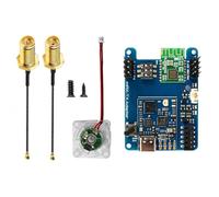 NONDK Kit de Módulo TX MAVLink de 2,4 GHz con TCXO de 13-30 Dbm, Bluetooth Integrado y Controlador de Ventilador de 5 V para Modelos RC de Alcance
