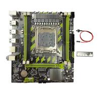 NONDK Kit de Placa Base para Juegos X79G DDR3 LGA2011, 4 Ranuras RECC DDR3, M.2, NVME, PCI-E, X16, SATA3.0, Placa Base de Escritorio X79