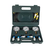 NONDK Kit de Prueba de PresióN HidráUlica Del Excavador de ManóMetro HidráUlico con Herramientas de Manguera y ManóMetro de Prueba
