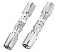 NONDK Kit de Reparación de Manguera Hidráulica de 2 Piezas, Reutilizable, Accesorio de Reparación Hidráulica Reutilizable de 2 Hilos 1/2 Pulgada