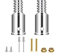 NONDK Kit de Reparación de Puntas de Rosca de Repuesto, Adaptador de Extensión de 1 Pulgada para Cepillo de Fregona y Escoba (2 Unidades)