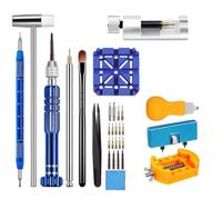 NONDK Kit de Reparación de Relojes para Cambiar la Batería, Quitar Tinta y Ajustar el Tamaño, Abridor, Destornillador, Herramienta para Quitar Correas.